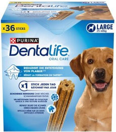 Purina Dentalife Zahnpflege-Snacks für große Hunde mit Huhn ohne Farb- und Aromastoffe 2540g – Bild 1 von 8