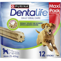 Produktbild von Purina DentaLife Zahnpflege-Snacks für große Hunde mit Huhn ohne Zucker 345g - 12 x 35,5 g