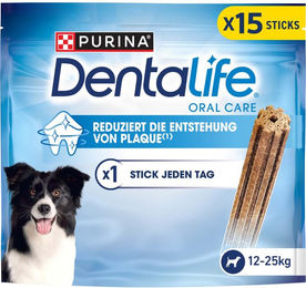 Produktbild von Purina DentaLife Zahnpflege-Snacks für mittelgroße Hunde 5x345g