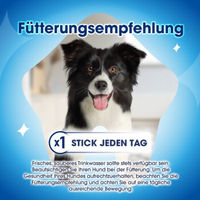 Produktbild von Purina Dentalife Zahnpflege-Snacks für mittelgroße Hunde mit Huhn ohne Farb- und Aromastoffe 1930g - 2 x 42 Stk.