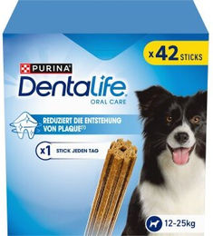 Purina DentaLife Zahnpflege-Snacks Huhn Medium ohne Zucker und Farbstoffe 970g – Bild 1 von 4