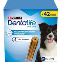 Produktbild von Purina DentaLife Zahnpflege-Snacks Huhn Medium ohne Zucker und Farbstoffe 970g