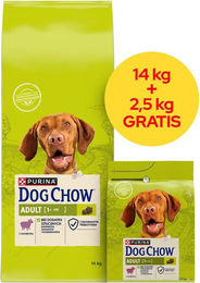 Purina Dog Chow Adult Trockenfutter mit Lamm 16,5 kg – Bild 1 von 2