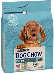 Purina Dog Chow Welpenfutter Lamm für kleine Rassen 2,5 kg Kroketten ohne Farb- und Aromastoffe - 2,5 kg – Bild 1 von 7