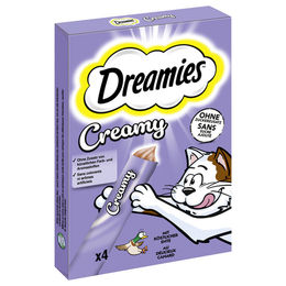 Produktbild von Purina Dreamies Creamy Katzenleckerli Ente 4 x 10 g - 4 x 10 g