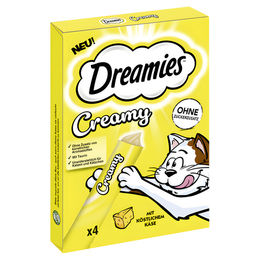 Purina Dreamies Creamy Kitten Snack Käse 44 x 10 g - 44 x 10 g – Bild 1 von 3