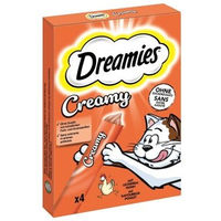 Produktbild von Purina Dreamies Creamy Snack Huhn für Katzen Adult 44x10 g - 44 x 10 g