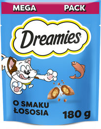 Purina Dreamies Katzen Leckerli mit Lachs 180g - 180 g – Bild 1 von 2