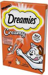 Purina Dreamies Katzenleckerli Creme Huhn für erwachsene Katzen 20x10g - 20 x 10 g – Bild 1 von 5