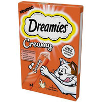 Produktbild von Purina Dreamies Katzenleckerli Creme Huhn für erwachsene Katzen 20x10g - 20 x 10 g