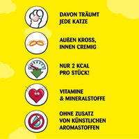 Produktbild von Purina Dreamies Katzensnack Lachs 4 x 180g - 4 x 180 g