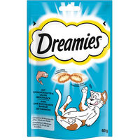 Produktbild von Purina Dreamies Katzensnack Lachs 60g - 6 x 60 g