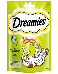 Purina Dreamies Katzensnack Thunfisch für alle Altersstufen 6 x 60g - 6 x 60 g – Bild 1 von 5