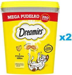 Purina Dreamies Katzensnacks Leckerli mit Käse für erwachsene Katzen 2x350 g - 2 x 350 g – Bild 1 von 13