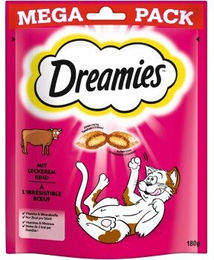 Purina Dreamies Katzensnacks Rind Mega Pack 4 x 180 g - 4 x 180 g – Bild 1 von 5