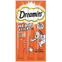 Produktbild von Purina DREAMIES Meaty Sticks Huhn Leckerli für adulte Katzen 30 g - 5 x 30 g