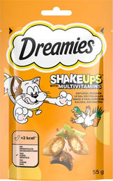 Purina Dreamies Shake Ups Multivitamins Katzensnacks Geflügel 55 g - 55 g – Bild 1 von 2