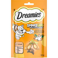Produktbild von Purina Dreamies Shake Ups Multivitamins Katzensnacks Geflügel 55 g - 55 g