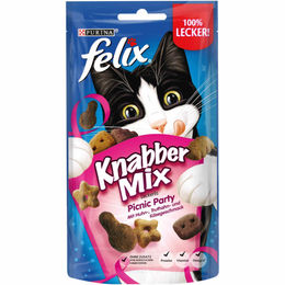 Purina Felix Knabber Mix Picnic Party Leckerli für Katzen Adult 60g - 60 g – Bild 1 von 5