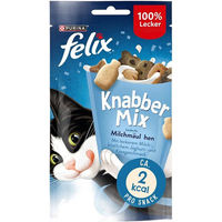 Produktbild von PURINA FELIX Milchmäulchen Katzensnack Leckerli für erwachsene Katzen mit Milch Joghurt und Käse 480g