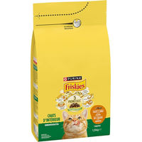Produktbild von Purina Friskies Adult Katzenfutter für Wohnungskatzen mit Huhn und Truthahn zur Gewichtskontrolle 1,5 kg - 1,5 kg