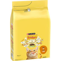 Produktbild von Purina Friskies Adult Katzenfutter mit Huhn ohne Farb- und Aromastoffe sowie Konservierungsstoffe 3 kg - 3 kg