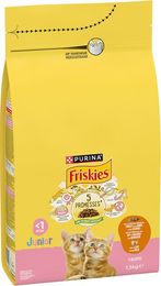 Purina Friskies Junior Trockenfutter für Kitten mit Huhn und Truthahn 1,5 kg - 1,5 kg – Bild 1 von 5