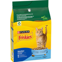 Produktbild von Purina Friskies Sterilized Adult Katzenfutter mit Lachs und Thunfisch 2 x 3 kg