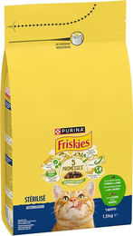 Purina Friskies Sterilized Katze Adult mit Truthahn, Lamm und Gemüse 1,5 kg - 1,5 kg – Bild 1 von 6