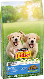 Purina Friskies Trockenfutter für Welpen mit Huhn ohne Farb- und Aromastoffe sowie Konservierungsstoffe 7 kg - 7 kg – Bild 1 von 9