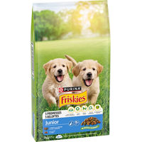 Produktbild von Purina Friskies Trockenfutter für Welpen mit Huhn ohne Farb- und Aromastoffe sowie Konservierungsstoffe 7 kg - 7 kg