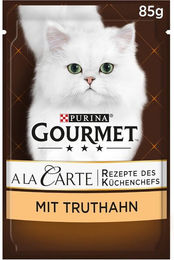 Purina Gourmet A la Carte Katzenfutter Nass mit Truthahn und Gemüse für erwachsene Katzen 26 x 85g Beutel – Bild 1 von 1