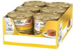Purina Gourmet Gold Katzenfutter Ragout mit Huhn in Sauce 12 x 85g ohne Farb- und Aromastoffe sowie ohne Konservierungsstoffe - 12 x 85 g – Bild 1 von 11
