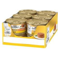 Produktbild von Purina Gourmet Gold Katzenfutter Ragout mit Huhn in Sauce 12 x 85g ohne Farb- und Aromastoffe sowie ohne Konservierungsstoffe - 12 x 85 g