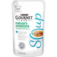 Produktbild von Purina Gourmet Nature's Creation Katzen-Suppe Thunfisch und Garnelen für Adult, 32 x 40 g Beutel - 32 x 40 g