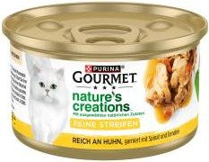 Purina Gourmet Nature's Creations Feine Streifen mit Huhn in Sauce 90g – Bild 1 von 2