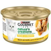 Produktbild von Purina Gourmet Nature's Creations Feine Streifen mit Huhn in Sauce 90g