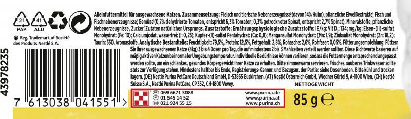 Purina Gourmet Nature's Creations Katzen Nassfutter Huhn in Sauce für erwachsene Katzen 12 x 85 g ohne Farb- und Aromastoffe - 12 x 85 g – Bild 1 von 7