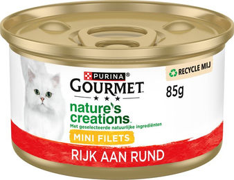 Purina Gourmet Nature's Creations Katzenfutter Rind 24 x 85 g – Bild 1 von 9
