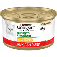 Produktbild von Purina Gourmet Nature's Creations Katzenfutter Rind 24 x 85 g