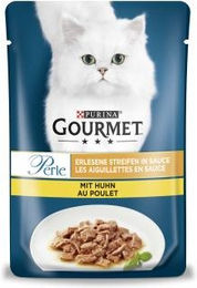Purina Gourmet Perle Erlesene Streifen mit Huhn in Sauce Katzenfutter Adult 26 x 85 g - 26 x 85 g – Bild 1 von 9