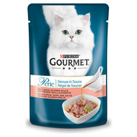 Produktbild von Purina Gourmet Perle Genuss in Sauce Lachs Katzen Nassfutter Adult 26x85 g - 26 x 85 g