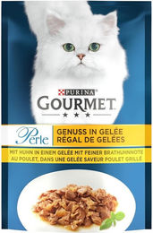 PURINA GOURMET Perle Genuss Katzenfutter Huhn in Gelee für erwachsene Katzen 26 x 85g – Bild 1 von 1