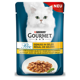 Purina Gourmet Perle Katzen Nassfutter Huhn in Gelee für erwachsene Katzen 85 g - 26 x 85 g – Bild 1 von 4