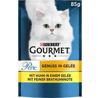 Produktbild von Purina Gourmet Perle Katzen Nassfutter Huhn Stückchen in Gelee 26x85g - 26 x 85 g