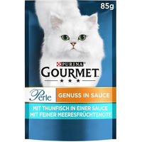 Produktbild von Purina Gourmet Perle Katzenfutter Adult mit Thunfisch in Sauce, 26 x 85g Beutel