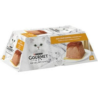 Produktbild von Purina Gourmet Revelations Hühner-Mousse Katzenfutter für erwachsene Katzen ohne Farb- und Aromastoffe sowie Konservierungsstoffe 2 x 57 g