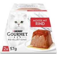 Produktbild von Purina Gourmet Revelations Mousse mit Rind für erwachsene Katzen 24x57g - 24 x 57 g