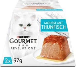 Purina Gourmet Revelations Mousse mit Thunfisch für Katzen Adult 12x114 g - 24 x 57 g – Bild 1 von 3
