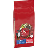 Produktbild von Purina ONE Adult Hundefutter Medium/Maxi Rind & Reis für Haut & Fell und Immunsystem 12 kg - 12 kg